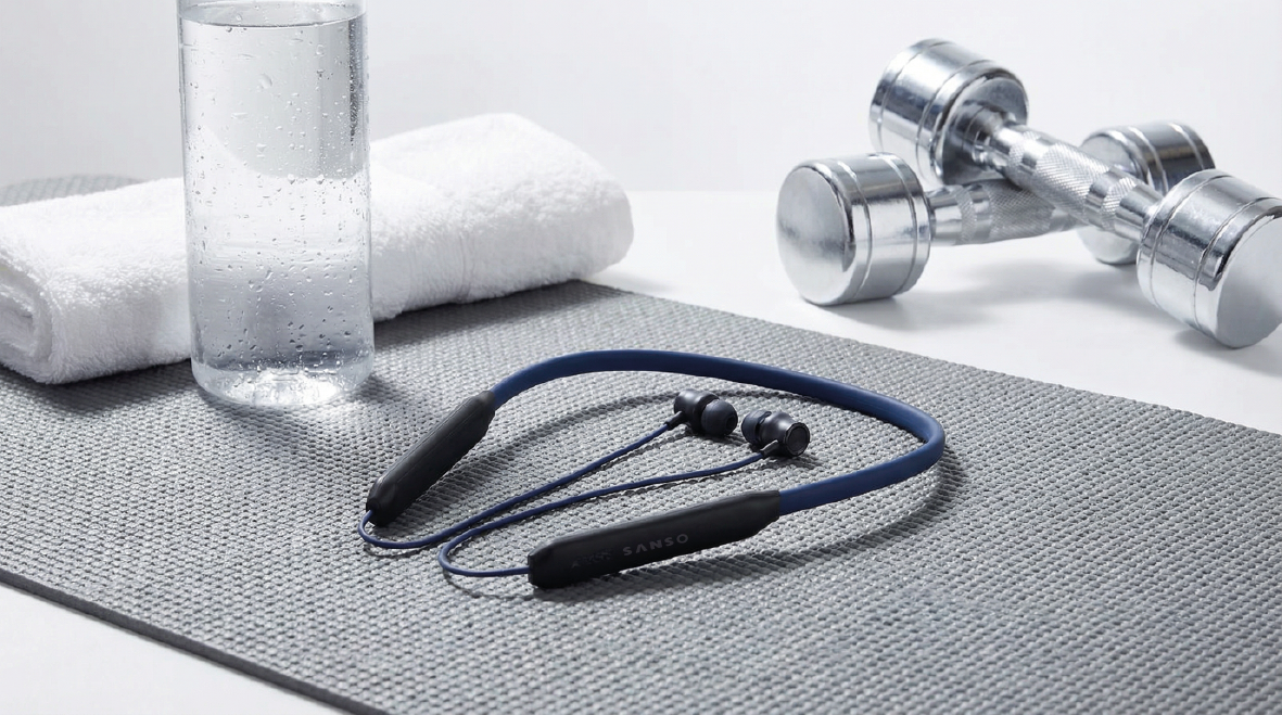 Sanso Bluetooth Neckband with Long Battery Life