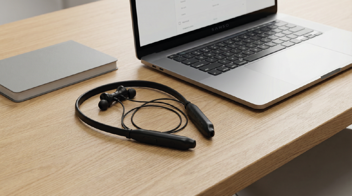 Sanso Neckband Type-C Fast Charging Earphone